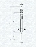 Glühkerze 4,4 V MAGNETI MARELLI 062900090304