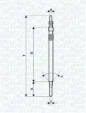 Glühkerze 4,4 V MAGNETI MARELLI 062900062304