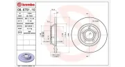 Bremsscheibe MAGNETI MARELLI 360406001500