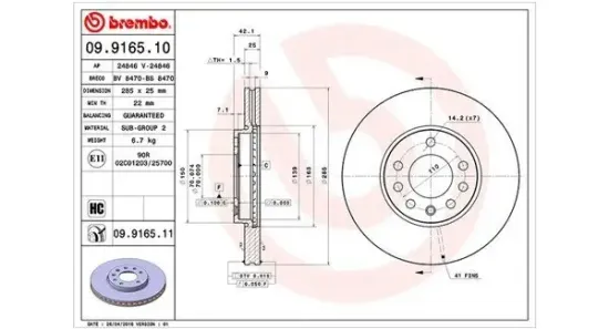 Bremsscheibe MAGNETI MARELLI 360406008300 Bild Bremsscheibe MAGNETI MARELLI 360406008300