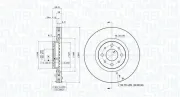 Bremsscheibe MAGNETI MARELLI 360406010400