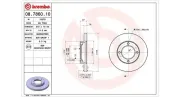 Bremsscheibe Vorderachse MAGNETI MARELLI 360406019500