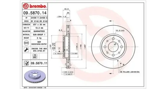 Bremsscheibe Vorderachse MAGNETI MARELLI 360406021900 Bild Bremsscheibe Vorderachse MAGNETI MARELLI 360406021900
