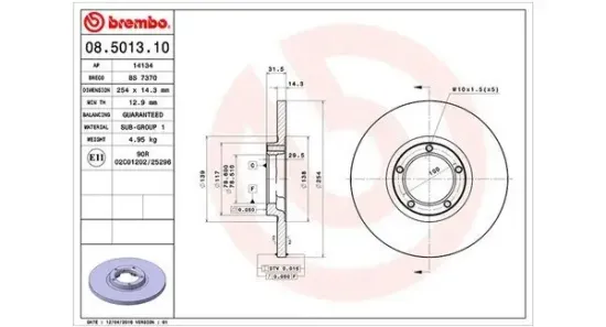 Bremsscheibe Vorderachse MAGNETI MARELLI 360406024700 Bild Bremsscheibe Vorderachse MAGNETI MARELLI 360406024700