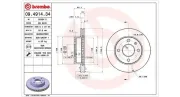 Bremsscheibe Vorderachse MAGNETI MARELLI 360406024800