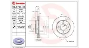 Bremsscheibe Vorderachse MAGNETI MARELLI 360406025200