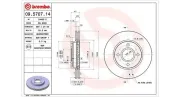 Bremsscheibe Vorderachse MAGNETI MARELLI 360406025300