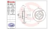 Bremsscheibe Vorderachse MAGNETI MARELLI 360406025700