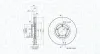 Bremsscheibe Vorderachse MAGNETI MARELLI 360406025800