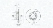 Bremsscheibe MAGNETI MARELLI 360406025800