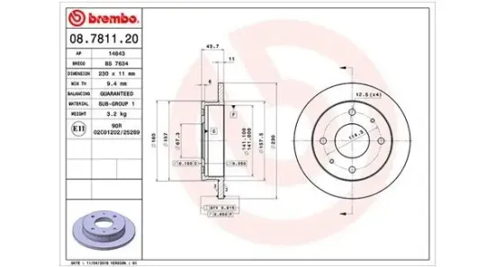 Bremsscheibe MAGNETI MARELLI 360406027000 Bild Bremsscheibe MAGNETI MARELLI 360406027000