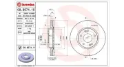 Bremsscheibe Vorderachse MAGNETI MARELLI 360406027100