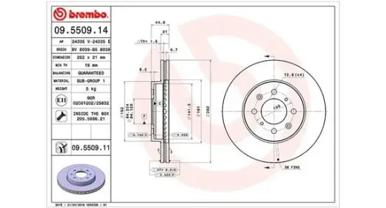 Bremsscheibe MAGNETI MARELLI 360406027700 Bild Bremsscheibe MAGNETI MARELLI 360406027700