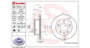 Bremsscheibe MAGNETI MARELLI 360406032400