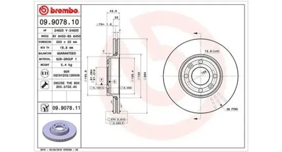 Bremsscheibe MAGNETI MARELLI 360406036600 Bild Bremsscheibe MAGNETI MARELLI 360406036600