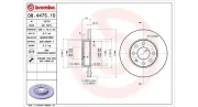 Bremsscheibe Vorderachse MAGNETI MARELLI 360406037200