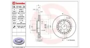 Bremsscheibe Vorderachse MAGNETI MARELLI 360406037500