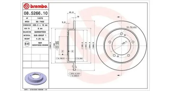 Bremsscheibe Vorderachse MAGNETI MARELLI 360406045900 Bild Bremsscheibe Vorderachse MAGNETI MARELLI 360406045900