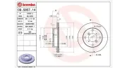 Bremsscheibe Vorderachse MAGNETI MARELLI 360406046000