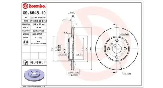 Bremsscheibe MAGNETI MARELLI 360406046600 Bild Bremsscheibe MAGNETI MARELLI 360406046600