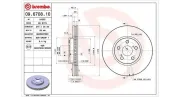 Bremsscheibe Vorderachse MAGNETI MARELLI 360406047700