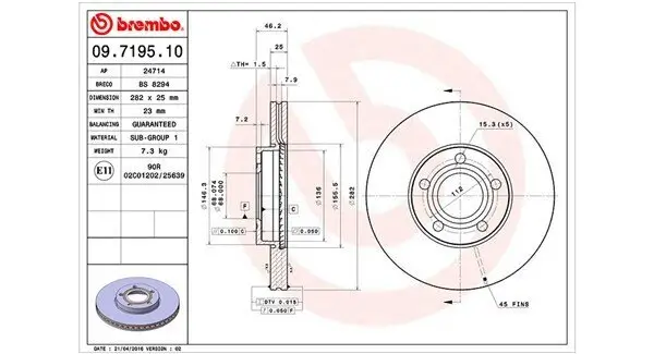 Bremsscheibe MAGNETI MARELLI 360406050000