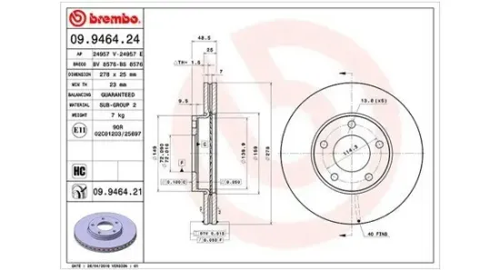 Bremsscheibe Vorderachse MAGNETI MARELLI 360406056700 Bild Bremsscheibe Vorderachse MAGNETI MARELLI 360406056700