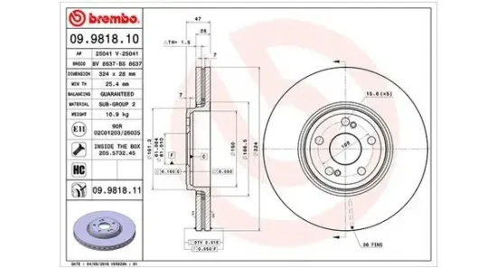 Bremsscheibe MAGNETI MARELLI 360406058900 Bild Bremsscheibe MAGNETI MARELLI 360406058900