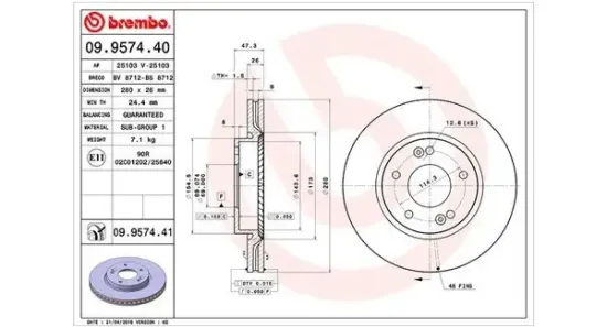 Bremsscheibe MAGNETI MARELLI 360406067900 Bild Bremsscheibe MAGNETI MARELLI 360406067900