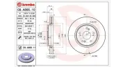 Bremsscheibe Vorderachse MAGNETI MARELLI 360406079100