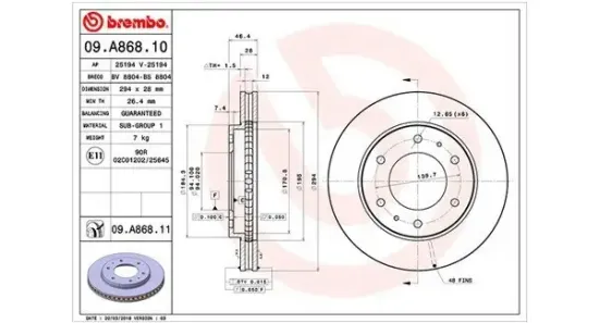 Bremsscheibe Vorderachse MAGNETI MARELLI 360406079500 Bild Bremsscheibe Vorderachse MAGNETI MARELLI 360406079500