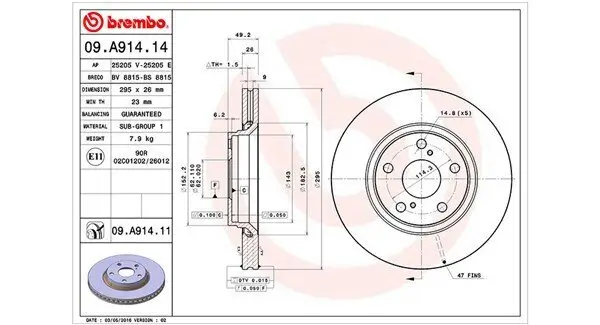 Bremsscheibe MAGNETI MARELLI 360406080500