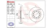 Bremsscheibe Hinterachse MAGNETI MARELLI 360406089100