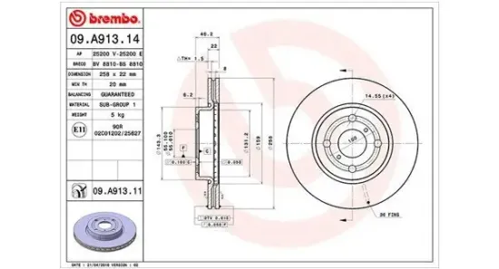 Bremsscheibe Vorderachse MAGNETI MARELLI 360406094500 Bild Bremsscheibe Vorderachse MAGNETI MARELLI 360406094500