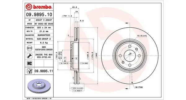 Bremsscheibe MAGNETI MARELLI 360406106700 Bild Bremsscheibe MAGNETI MARELLI 360406106700