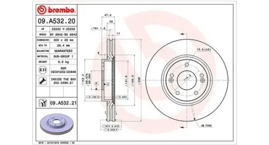 Bremsscheibe Vorderachse MAGNETI MARELLI 360406115100 Bild Bremsscheibe Vorderachse MAGNETI MARELLI 360406115100