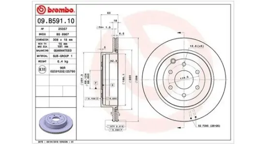 Bremsscheibe Hinterachse MAGNETI MARELLI 360406120900 Bild Bremsscheibe Hinterachse MAGNETI MARELLI 360406120900