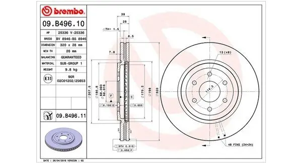 Bremsscheibe MAGNETI MARELLI 360406126200