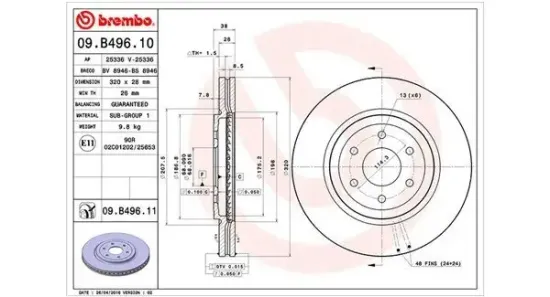 Bremsscheibe Vorderachse MAGNETI MARELLI 360406126200 Bild Bremsscheibe Vorderachse MAGNETI MARELLI 360406126200