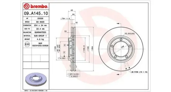 Bremsscheibe MAGNETI MARELLI 360406126400 Bild Bremsscheibe MAGNETI MARELLI 360406126400