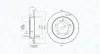 Bremsscheibe Vorderachse MAGNETI MARELLI 360406187700