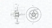 Bremsscheibe MAGNETI MARELLI 360406212500