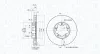 Bremsscheibe Vorderachse MAGNETI MARELLI 360406212800