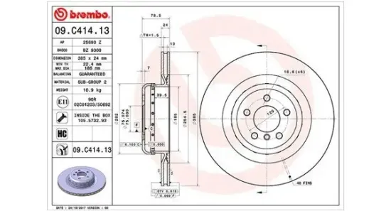 Bremsscheibe Hinterachse MAGNETI MARELLI 360406131804 Bild Bremsscheibe Hinterachse MAGNETI MARELLI 360406131804