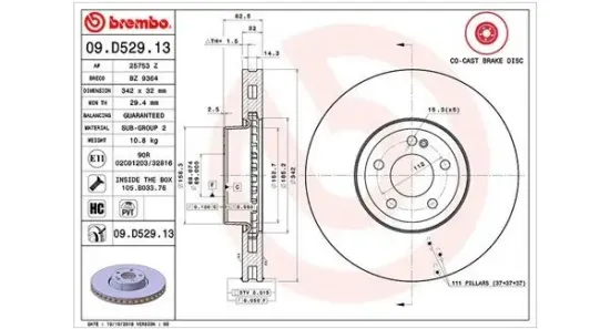 Bremsscheibe Vorderachse MAGNETI MARELLI 360406133604 Bild Bremsscheibe Vorderachse MAGNETI MARELLI 360406133604