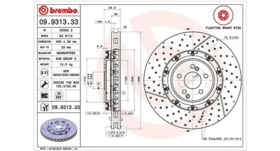 Bremsscheibe Vorderachse MAGNETI MARELLI 360406128603 Bild Bremsscheibe Vorderachse MAGNETI MARELLI 360406128603
