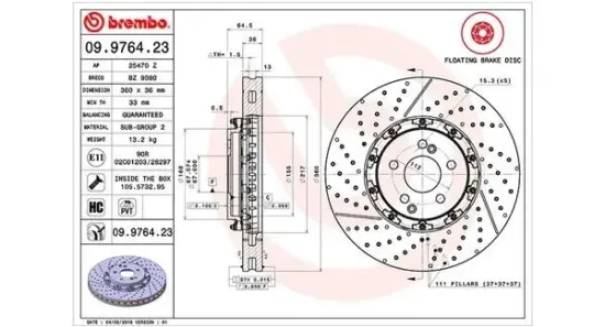 Bremsscheibe Vorderachse MAGNETI MARELLI 360406129003 Bild Bremsscheibe Vorderachse MAGNETI MARELLI 360406129003