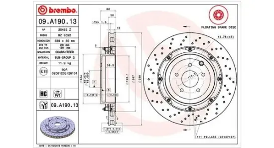 Bremsscheibe MAGNETI MARELLI 360406129303 Bild Bremsscheibe MAGNETI MARELLI 360406129303