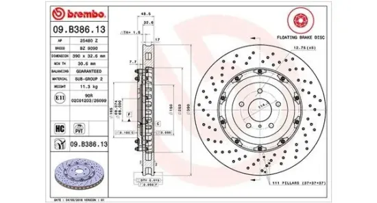 Bremsscheibe MAGNETI MARELLI 360406129803 Bild Bremsscheibe MAGNETI MARELLI 360406129803