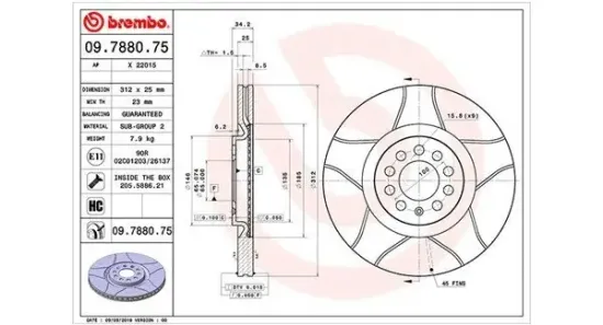 Bremsscheibe MAGNETI MARELLI 360406013105 Bild Bremsscheibe MAGNETI MARELLI 360406013105